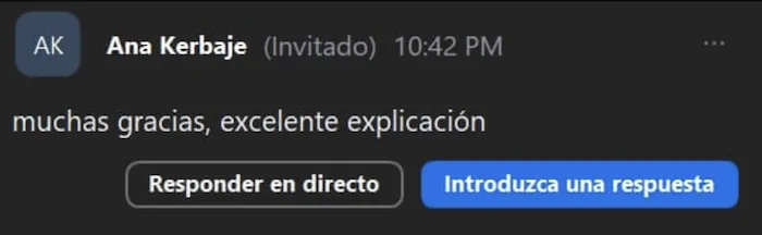 Opinión de alumno 1