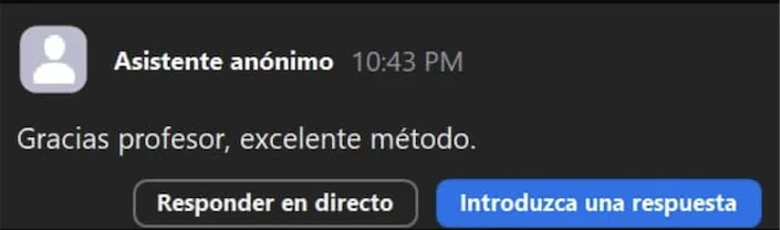 Opinión de alumno 2