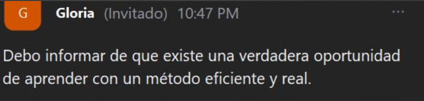 Opinión de alumno 6